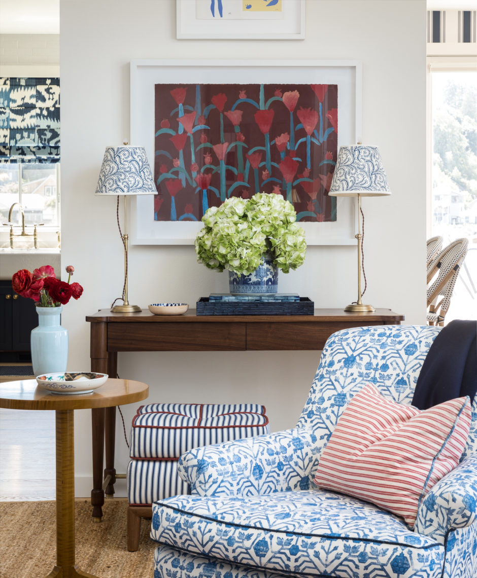 Brian paquette + red white and blue interior