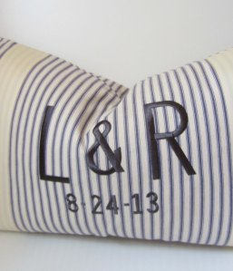 Monogram pillow STUDIO TULLIA 1