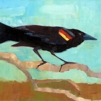 ed Winged Black Bird by Elisabeth See