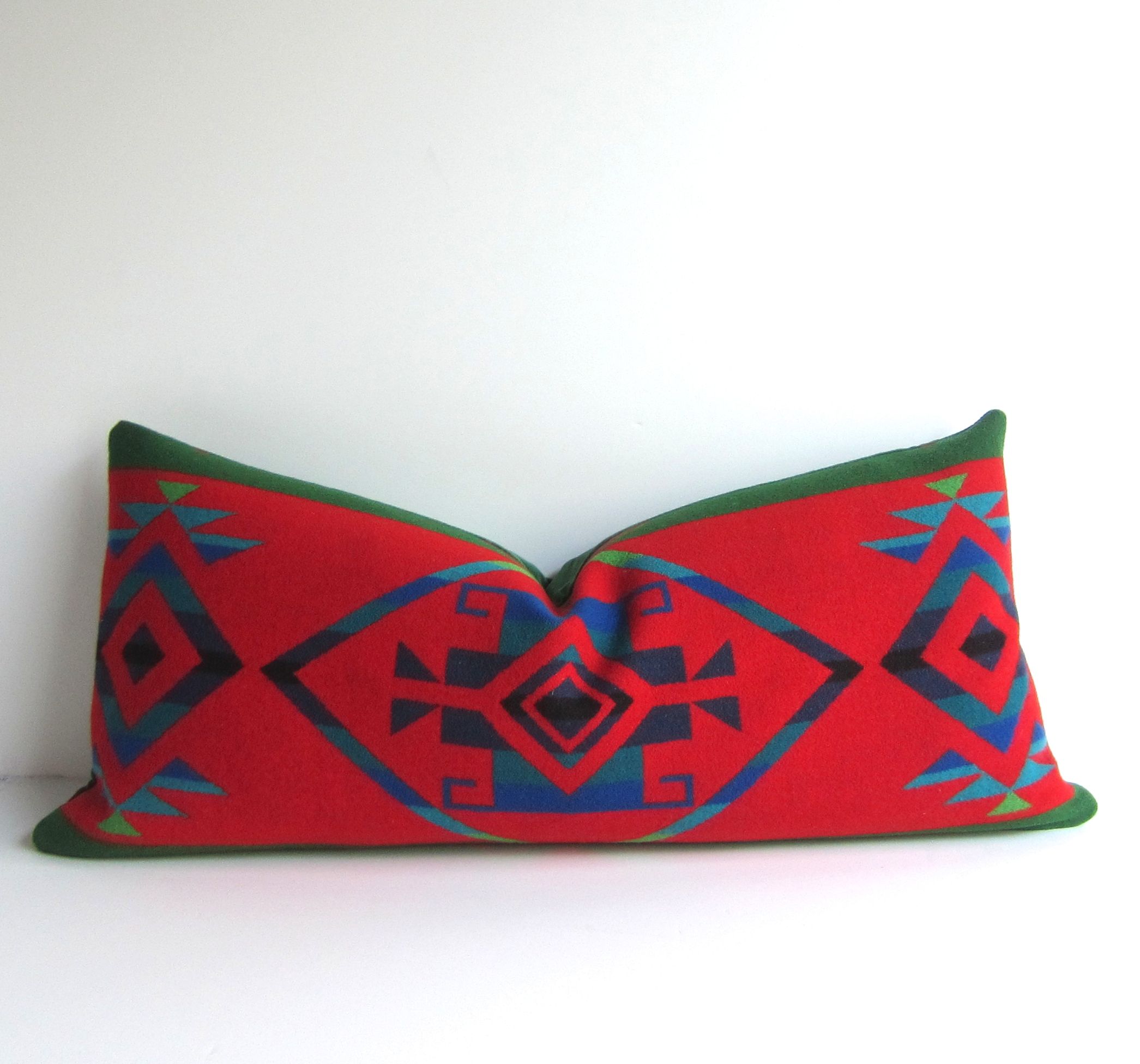 Fabric by Pendleton Wool. Pillow by STUDIO TULLIA.