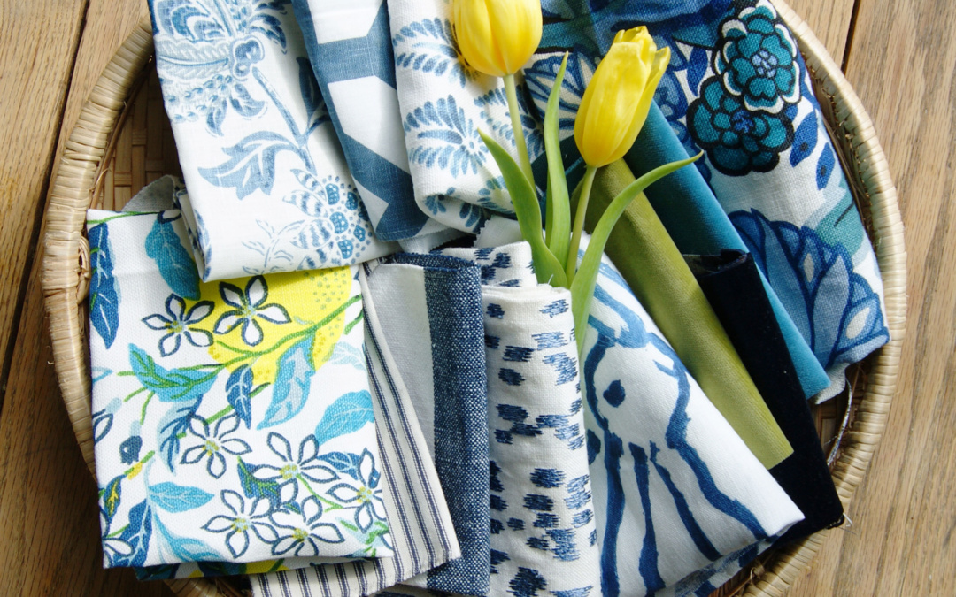 Why BLUE and WHITE?  How about for tranquility, refuge, clarity and resilience.