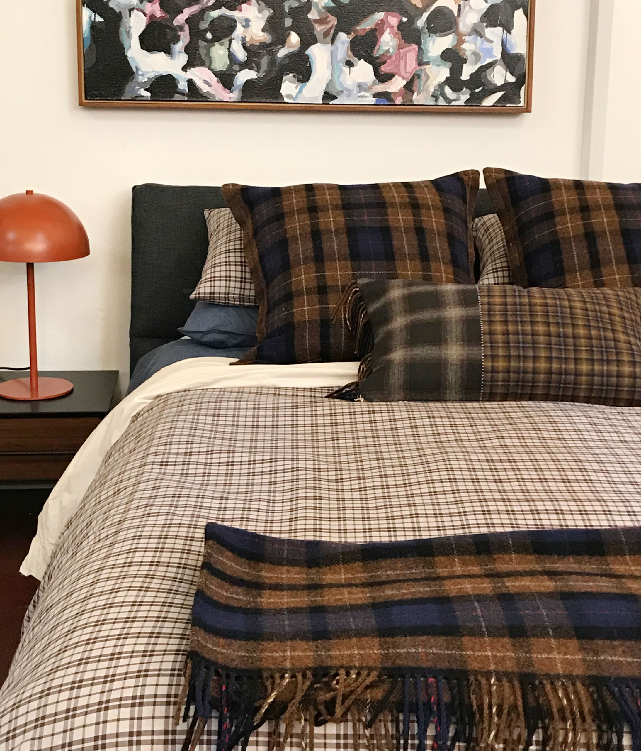 Check out our Free Fall Guide: 18 Steps to a Well Dressed Bed, and News from the Studio: new Pendleton plaids &  Faux Lamb’s Wool Pillows!