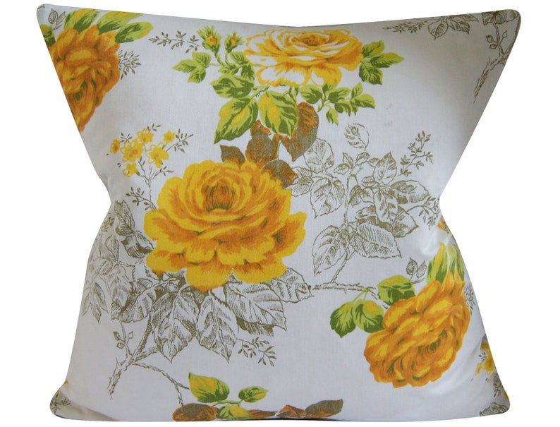 vintage yellow floral