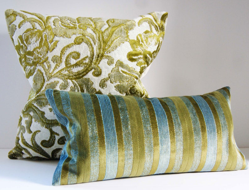 vintage striped and damask velvets