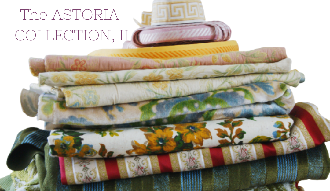 The ASTORIA Collection, II.    Authentic, Mid-century Textiles in Rich Colors and Patterns