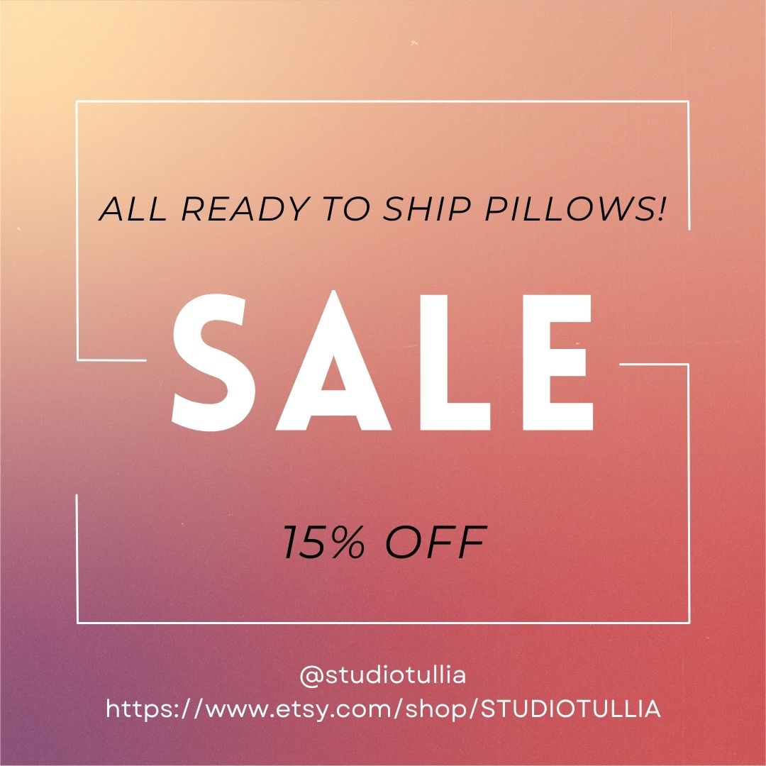 sale vintage textiles pillows