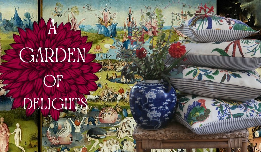 Studio Tullia’s Citrus Garden Collection, Amidst Indonesian Corpse Flowers and Covid evokes Bosch’s Garden of Delights