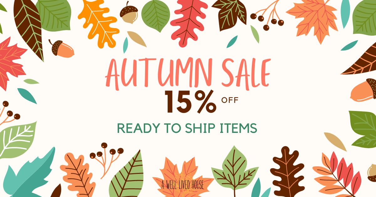 fall sale 15%