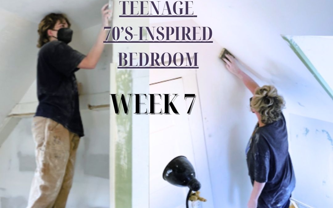 ONE ROOM CHALLENGE – Teen 70’s Inspired Room. WK 7
