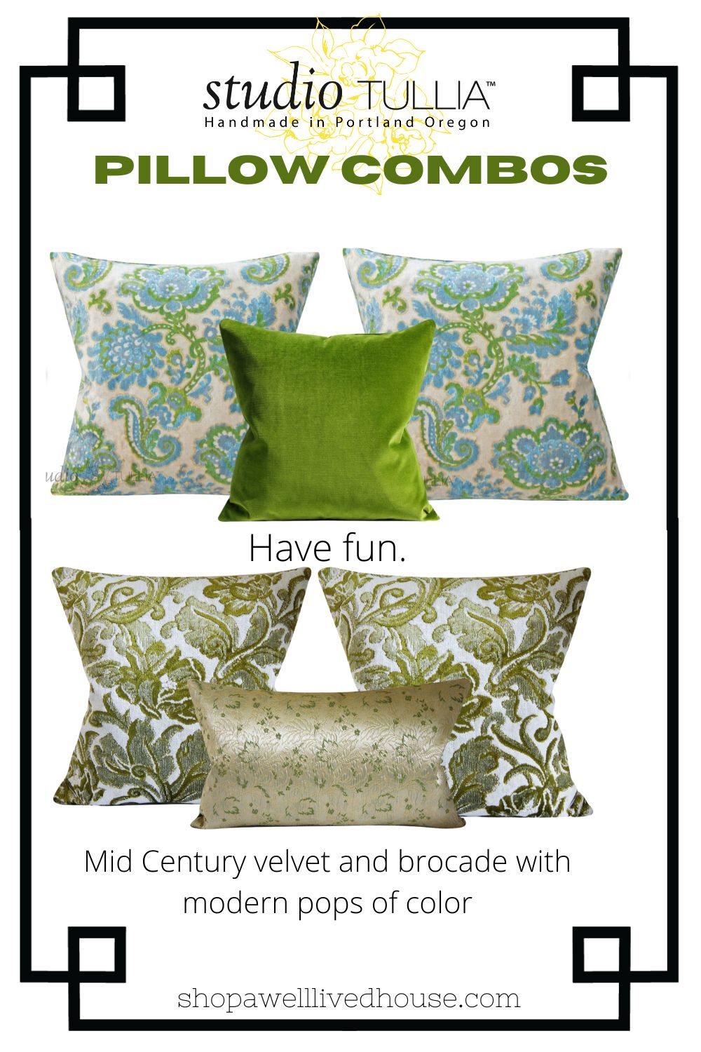 decorative pillows studio tullia